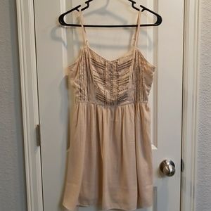 Beaded Blush Summer Dress